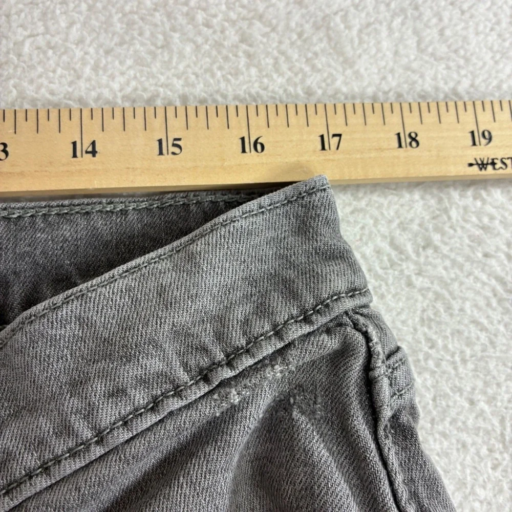 Levi 531 Athletic Slim Jeans Mens 36x31 Gray‎ Distressed Stretch Casual Denim
